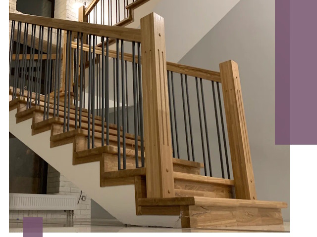 Реставрация деревянных и металлических лестниц в Дюртюли