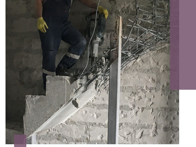 Демонтаж металлических и бетонных лестниц в Дюртюли