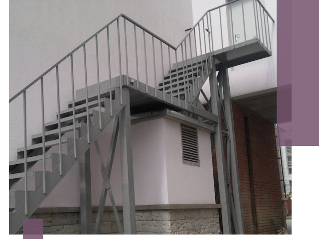 Монтаж пожарных лестниц под ключ в Дюртюли с гарантией качества