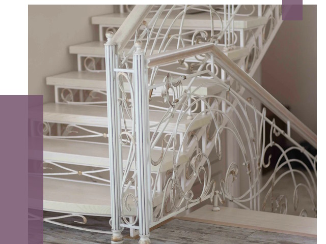 Изготовление кованых лестниц на заказ в Дюртюли от 88613 руб. | ПРОЛЁТ-Дюр
