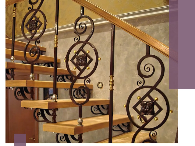 Изготовление кованых лестниц под ключ в Дюртюли