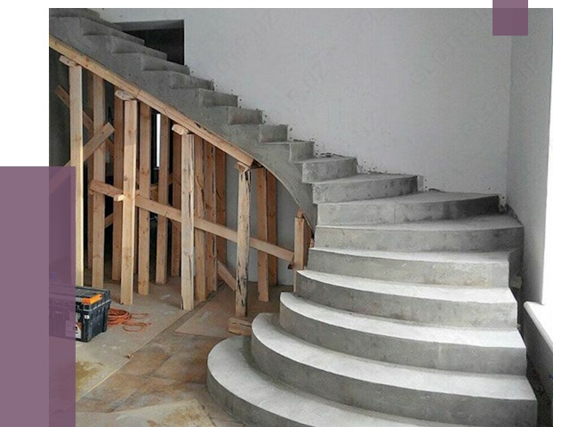 Изготовление бетонных лестниц под ключ в Дюртюли от 20329 руб. | ПРОЛЁТ-Дюр