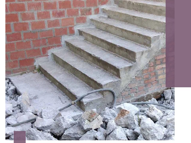 Демонтаж бетонных лестниц в Дюртюли: быстро и безопасно