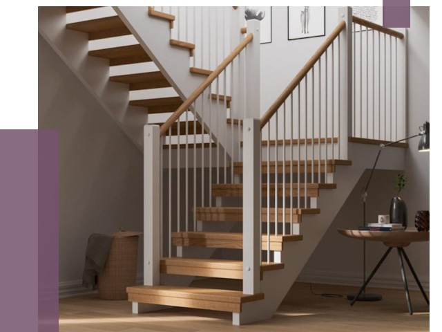 Маршевые лестницы в Дюртюли от 38833 руб. — монтаж | ПРОЛЁТ-Дюр