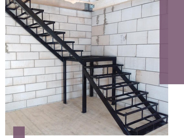 Лестницы на металлокаркасе под ключ в Дюртюли — изготовление и монтаж