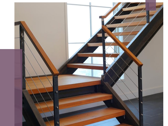 Изготовление лестниц на металлокаркасе в Дюртюли от 19286 руб. | ПРОЛЁТ-Дюр