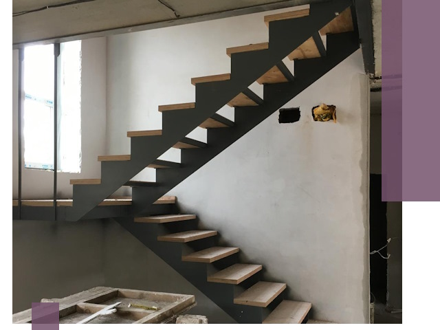 Изготовление лестниц на металлокаркасе в Дюртюли от производителя