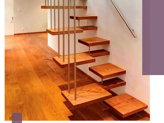 Лестницы «гусиный шаг» на заказ в Дюртюли для узких пространств