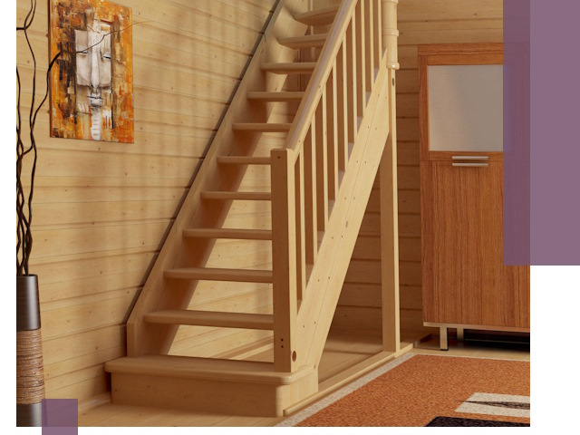 Лестницы эконом класса под ключ в Дюртюли — недорого и быстро