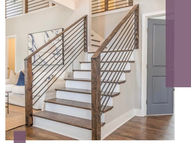 Лестницы для коттеджа под ключ в Дюртюли — изготовление и монтаж