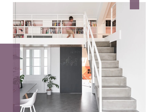 Лестницы для двухуровневой квартиры в Дюртюли от 179831 руб. | ПРОЛЁТ-Дюр