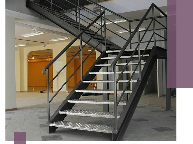 Лестницы для офиса в Дюртюли: изготовление, монтаж, демонтаж