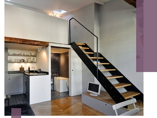 Лестницы на антресоль под ключ в Дюртюли — изготовление и монтаж