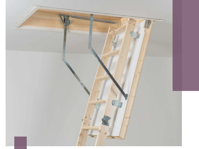 Установка чердачной лестницы под ключ в Дюртюли