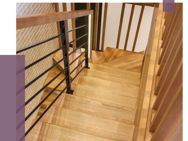 Лестницы из ясеня в Дюртюли под ключ от 10217 руб. 