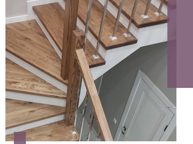 Обшивка металлических лестниц под ключ в Дюртюли