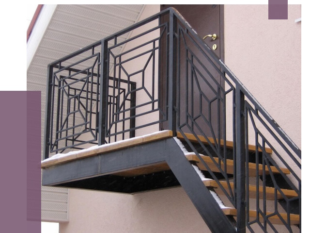 Металлические перила в Дюртюли от 4379 руб.  | ПРОЛЁТ-Дюр