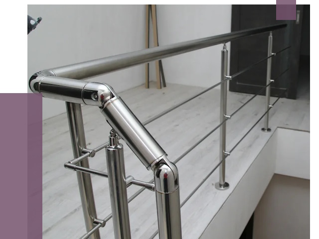 Перила из нержавеющей стали в Дюртюли от 9174 руб. под ключ | ПРОЛЁТ-Дюр