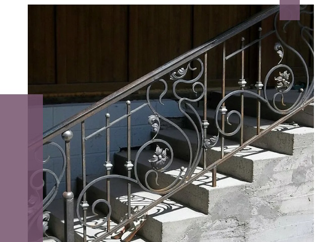 Кованые перила в Дюртюли от 8861 руб. под ключ — качество от ПРОЛЁТ-Дюр