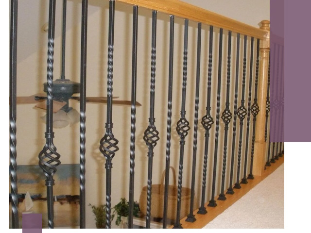 Изготовление и монтаж кованных перил в Дюртюли под ключ