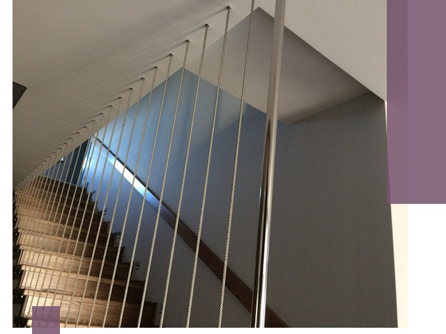 Тросовые перила под ключ в Дюртюли — производство и монтаж