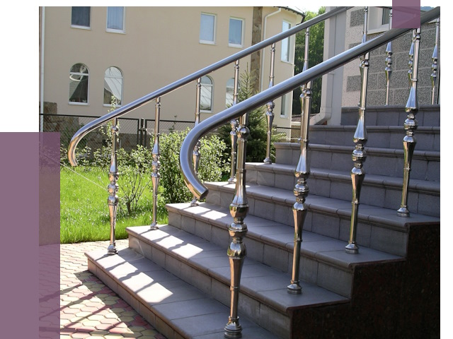Перила для крыльца в Дюртюли от 10946 руб. — монтаж ПРОЛЁТ-Дюр
