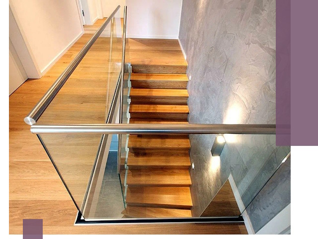 Перила для лестницы в доме — изготовление и монтаж в Дюртюли