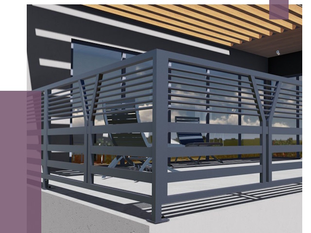 Изготовление балконных ограждений в Дюртюли от 10946 руб. | ПРОЛЁТ-Дюр