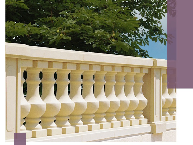 Установка балюстрады в Дюртюли: изготовление и монтаж под ключ