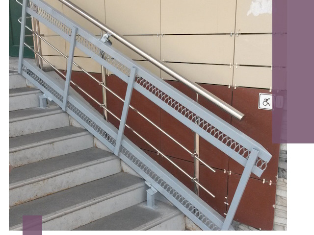 Изготовление откидных пандусов под ключ в Дюртюли