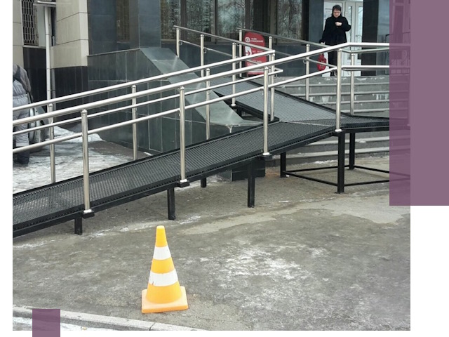 Стационарные пандусы под ключ в Дюртюли — изготовление и монтаж