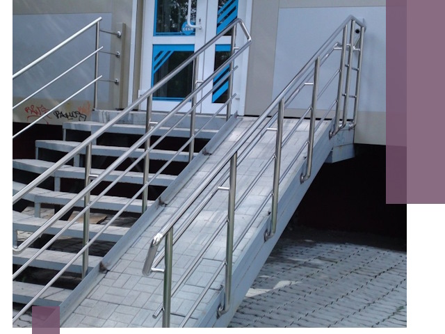 Пандус на крыльцо под ключ в Дюртюли: монтаж и изготовление