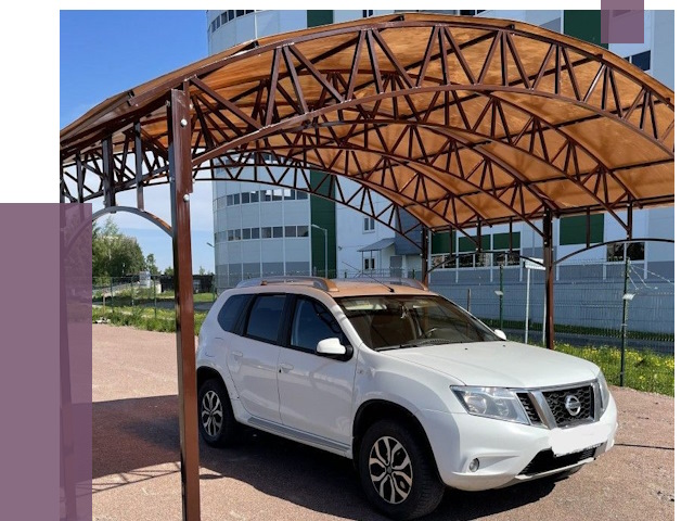 Недорогие навесы в Дюртюли от 43785 руб.  | ПРОЛЁТ-Дюр