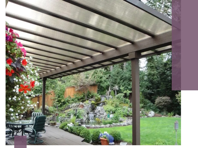 Навесы из поликарбоната под ключ в Дюртюли быстро и надёжно