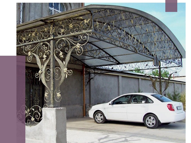 Кованые навесы в Дюртюли от 14856 руб. | ПРОЛЁТ-Дюр
