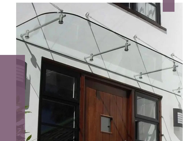 Стеклянные козырьки в Дюртюли от 19286 руб. | ПРОЛЁТ-Дюр