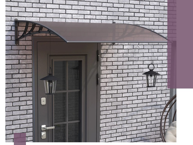 Недорогие козырьки и навесы под ключ в Дюртюли