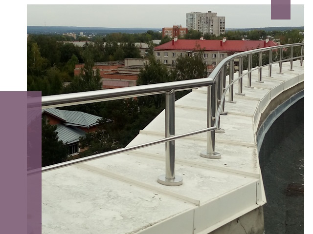 Парапеты и ограждения кровли в Дюртюли от 5056 руб.