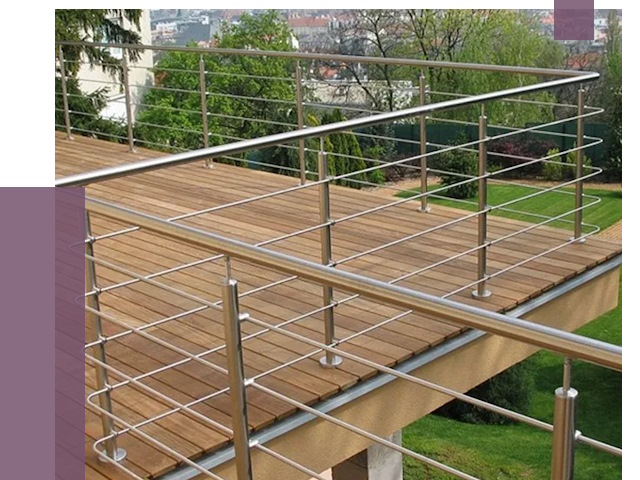 Алюминиевые парапеты в Дюртюли под ключ от 7923 руб. 