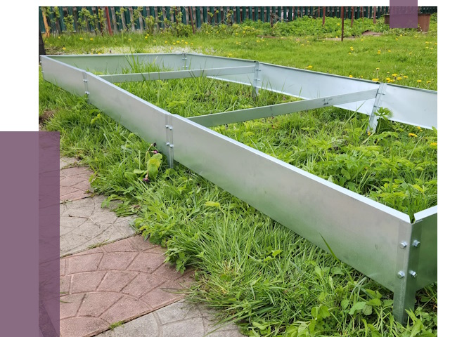 Металлические бордюры для грядок в Дюртюли от 1824 руб. 