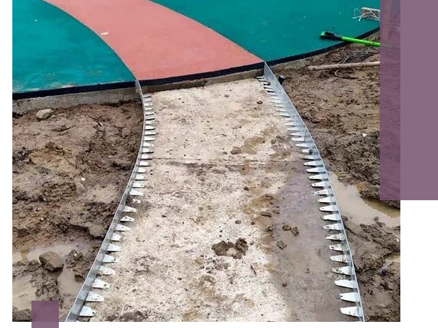 Металлические бордюры для дорожек в Дюртюли — монтаж и изготовление