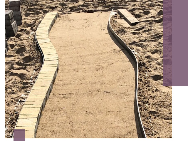 Металлические бордюры для тротуаров в Дюртюли — прочные и долговечные