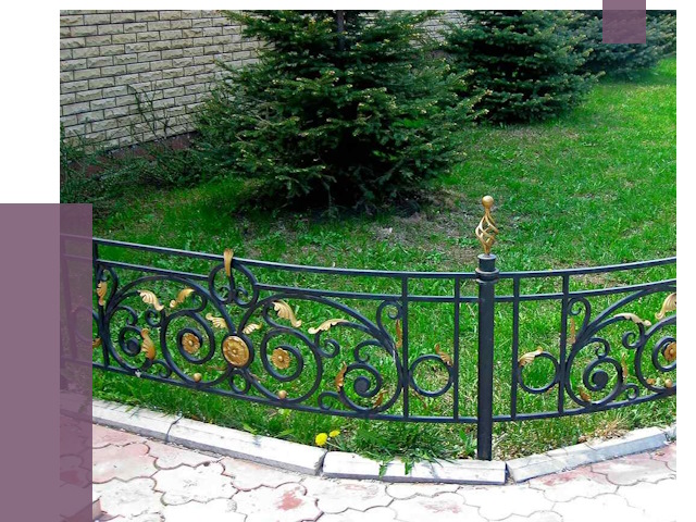 Кованые газонные ограждения в Дюртюли от 7767 руб. — ПРОЛЁТ-Дюр