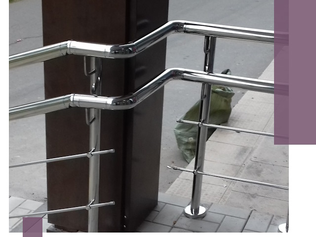 Монтаж поручней из нержавеющей стали в Дюртюли качественно и быстро